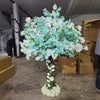 2FT Red Artificial Cherry Blossom Tree for Home Wedding Banquet Decor Artificial Tree with Removable Branches Vivid Petals
