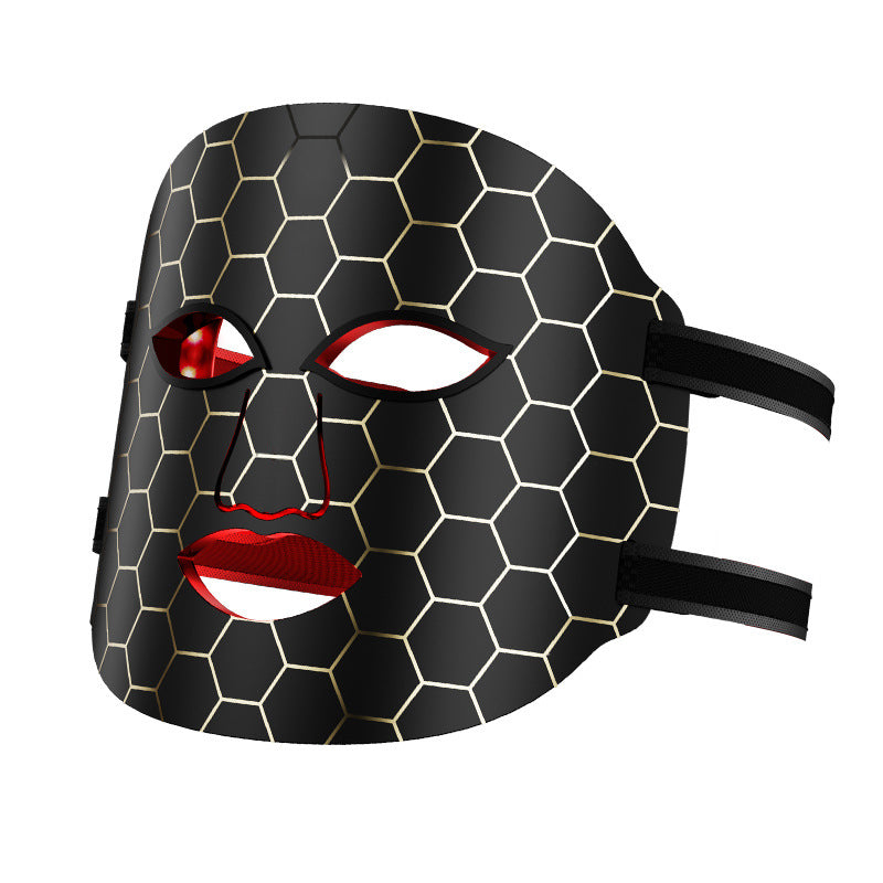 Silicone Photon Beauty Mask with Red Blue Light Therapy