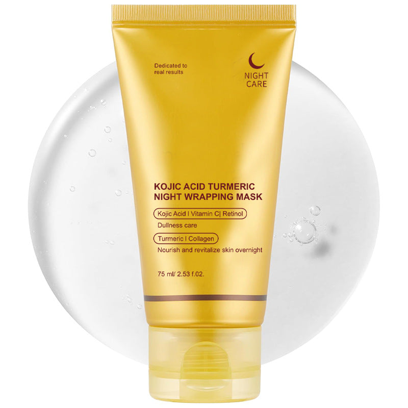 Turmeric Collagen Peel-Off Mask with Brush.