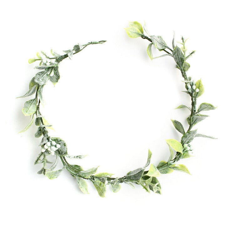 Beach vacation photo wreath headdress bride bridesmaid headdress headdress flower