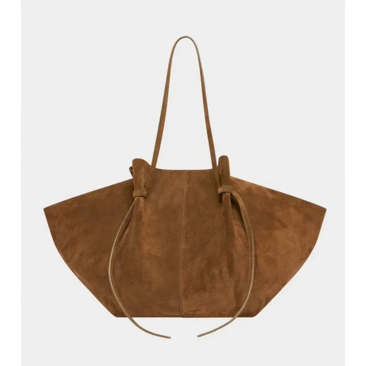 Sac Cabas Élégant en Cuir Suédé – Grand Format