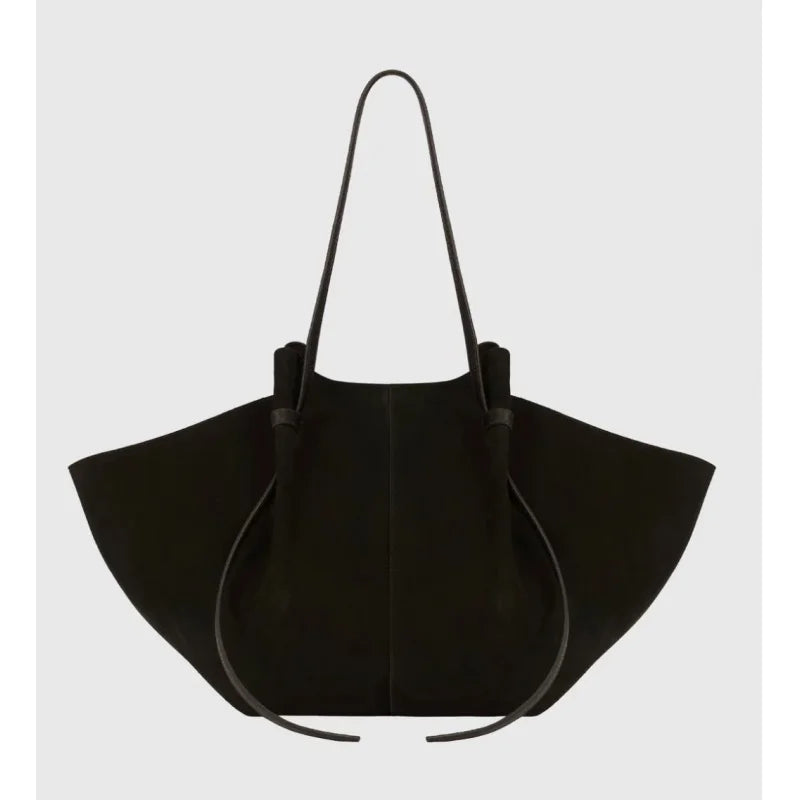 Sac Cabas Élégant en Cuir Suédé – Grand Format