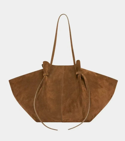 Sac Cabas Élégant en Cuir Suédé – Grand Format