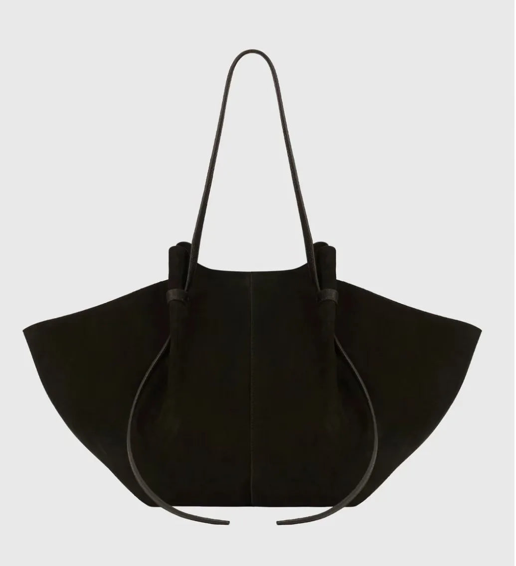 Sac Cabas Élégant en Cuir Suédé – Grand Format