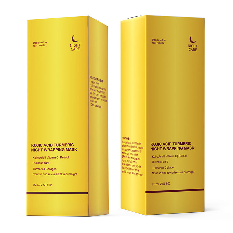 Turmeric Collagen Peel-Off Mask with Brush.